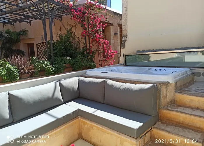 Casa Eva With Outdoor Heated Jacuzzi Вилла Ханья